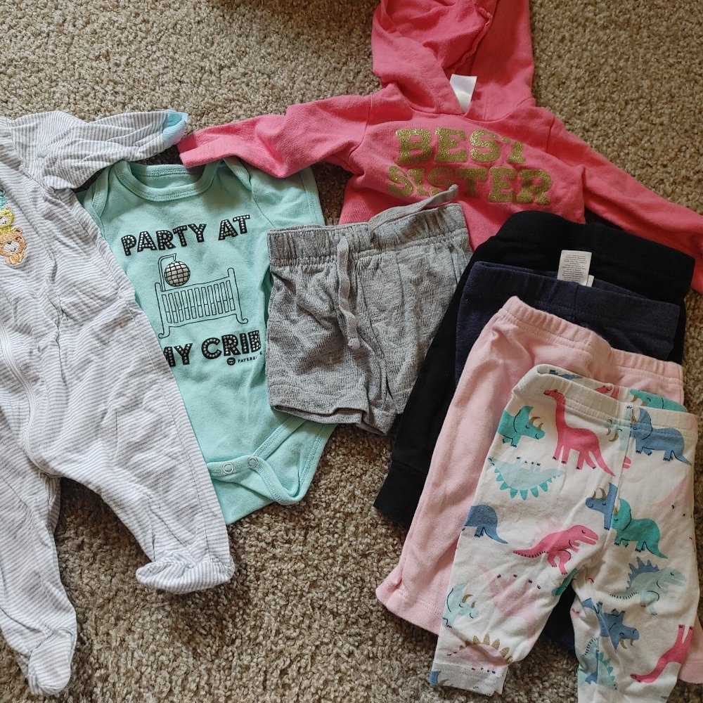 Baby Girl Clothes - 0-3 Months - All Great Condition